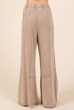 Load image into Gallery viewer, Mittoshop Mineral Washed Wide Leg Pants in Toast ON ORDER
