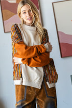 Load image into Gallery viewer, Oli &amp; Hali Mixed Fabric Pullover Sweater Top in Natural
