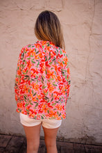 Load image into Gallery viewer, FATE Floral Print Chiffon Top in Pink Multi
