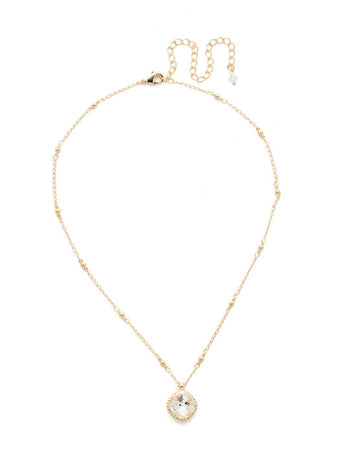Sorrelli Cushion-Cut Pendant Necklace