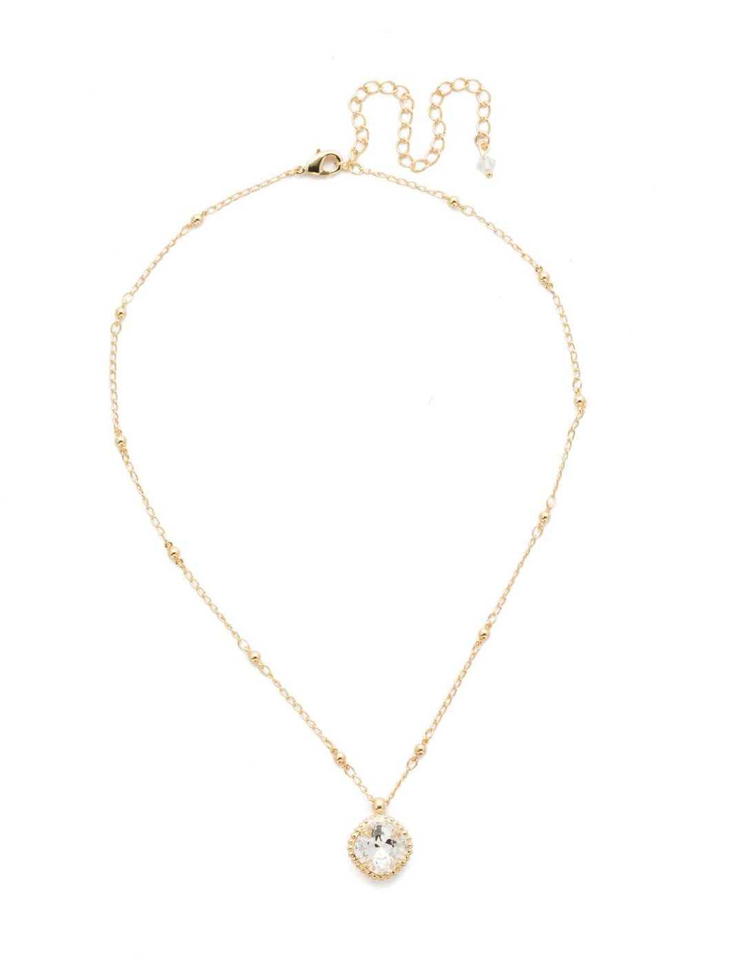 Sorrelli Cushion-Cut Pendant Necklace