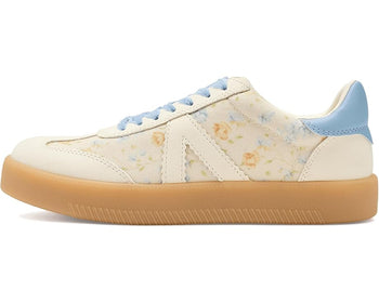 MIA 1976 "AXEL" Sneakers in Off White Multi Floral Baby Blue