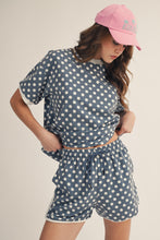 Load image into Gallery viewer, LovLov Daydream In Polka Dots Set in Denim Blue
