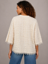 Load image into Gallery viewer, Easel OVERSIZED Popcorn Knit Top in Khaki
