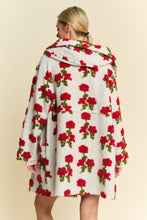 Load image into Gallery viewer, Davi &amp; Dani Chunky Floral Embroidery Hooded Jacket in White ON ORDER
