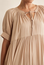 Load image into Gallery viewer, In February Flowy Tiered Maxi Dress in Latte Dress In February   
