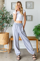 Oli & Hali Terry Knit Joggers in Blue