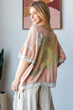 Load image into Gallery viewer, Oli &amp; Hali &quot;LOVE&quot; Patchwork Lettering Top in Pink
