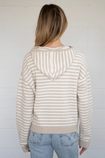 Things Between COOPER Zip Up Jacket in Latte