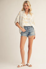 Load image into Gallery viewer, Jodifl Dolman Sleeves Metallic Top in White

