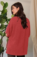 Davi & Dani Solid Color Top in Pink