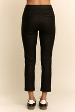 Load image into Gallery viewer, Davi &amp; Dani Fitted Cropped Length Pants in Black
