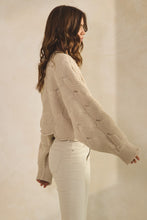 Load image into Gallery viewer, LovLov Textured Knit Sweater in Oatmeal
