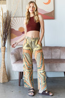 Oli & Hali Star Patched Pants in Sage