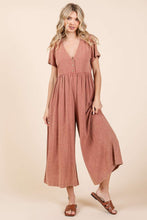 Load image into Gallery viewer, Mittoshop Mineral Washed Jumpsuit in Clay
