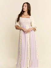 Load image into Gallery viewer, J.nna Mixed Multi Floral Maxi Dress in Lavender Multi
