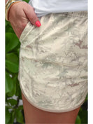Jess Lea Chloe Camo Everyday Shorts in White