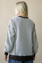 Load image into Gallery viewer, Very J OVERSIZED Waffle Knit Top in Chocolate
