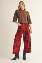 Load image into Gallery viewer, Jodifl Side Slit Two Tone Comfy Sweater in Brown
