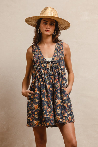 bibiyビビィALEXA FLOWER ROMPERS ALEXA VINTAGE FLOWER - ROMPER – Bananhot LLC