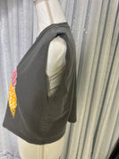 Poppy & Pine Quilted Horse Tank in Charcoal