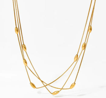 Flynn Necklace in Gold FINAL SALE