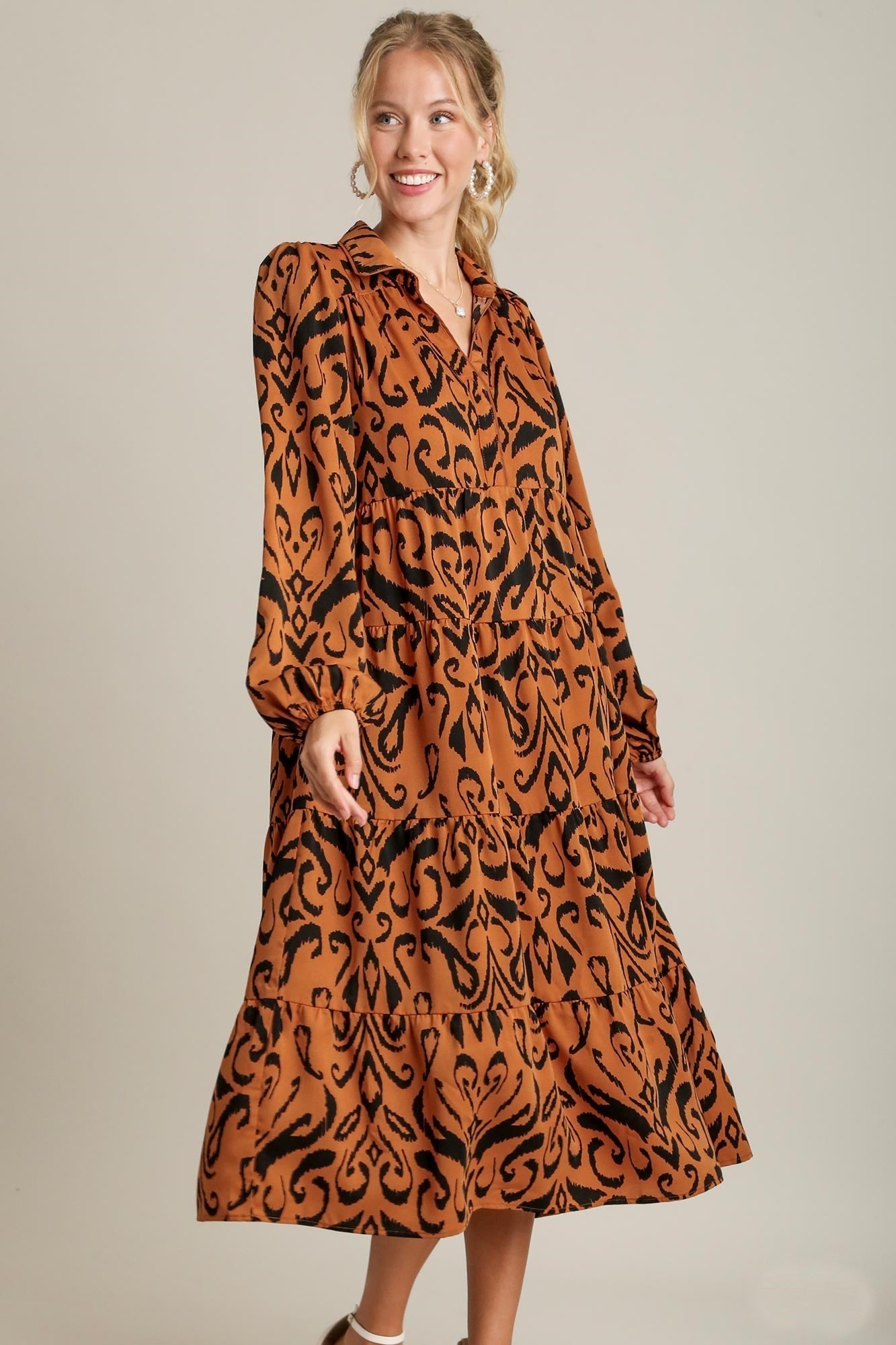 Camel Maxi Dress