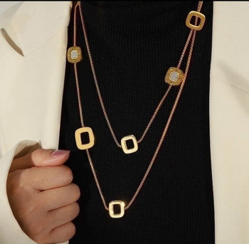 Timeless Classic Necklace (Square) FINAL SALE