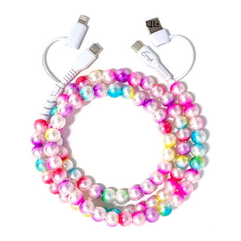 Erimish 6.6 Foot Beaded Phone Charger in Unicorn