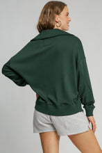 Load image into Gallery viewer, Umgee Solid Color Buttery Soft Knit Top in Evergreen
