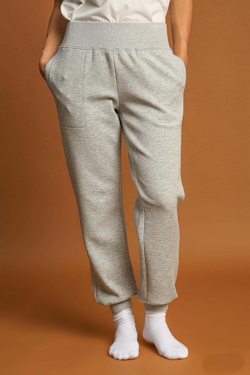 Solid color joggers online