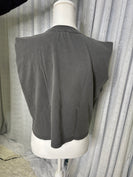 Poppy & Pine Quilted Horse Tank in Charcoal