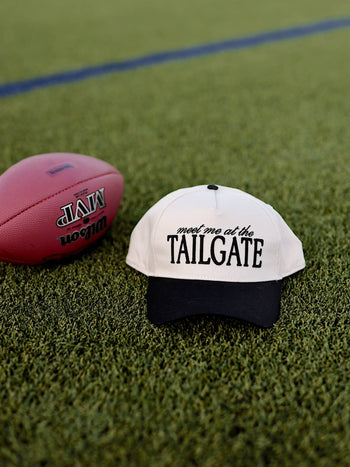 Jadelynn Brooke 3D Embroidered Meet Me At The Tailgate Trucker Hat