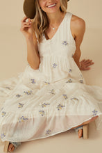 Load image into Gallery viewer, Hayden Ditzy Floral Print Tiered Dress in Lavender
