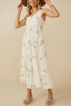 Load image into Gallery viewer, Hayden Ditzy Floral Print Tiered Dress in Lavender
