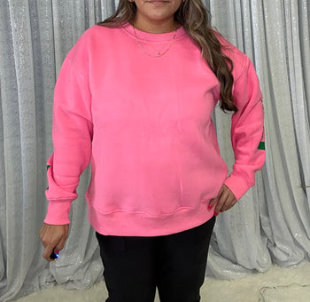 Jade by Jane BE YOURSELF LOVE YOURSELF Sweatshirt in Pink