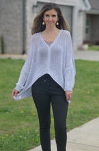 Load image into Gallery viewer, New Collection Crochet Bling Sweater in Silver Sweaters Urban Mangoz   
