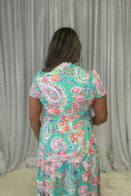 Load image into Gallery viewer, Aryeh "GAIL" Tiered Maxi Dress in Mint
