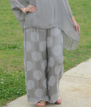 Load image into Gallery viewer, Marisima Silk Polka-Dot Pants in Taupe Pants Urban Mangoz   
