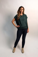 Load image into Gallery viewer, Wishlist Solid Color Mohair Sweater Vest in Forest
