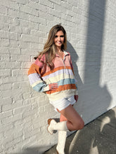 Load image into Gallery viewer, Oli &amp; Hali Color Block Pullover Top in Pink Combo
