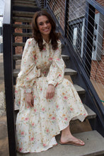 Load image into Gallery viewer, J.nna Floral Print Long Sleeve Maxi Dress in Floral Garden
