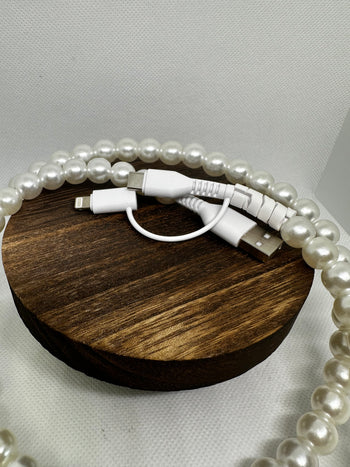 Harris Girls & Co Candy Power Cord in Pearl