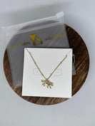 Lauren Kenzie Cheetah Girl Necklace in Gold