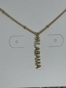Lauren Kenzie ALABAMA Necklace in Gold