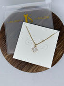 Lauren Kenzie "HARPER FLOWER" Necklace in Gold
