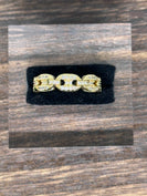 Lauren Kenzie CZ Paved Link Ring in Gold