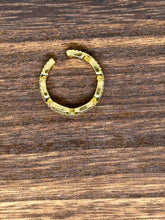 Load image into Gallery viewer, Lauren Kenzie CZ Paved Link Ring in Gold

