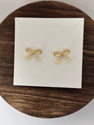 Lauren Kenzie "GALE BOW" Earrings in Gold