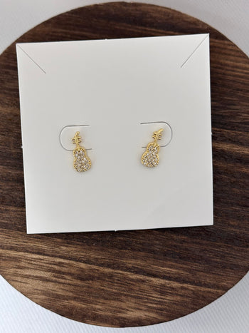 Lauren Kenzie Guitar Earrings in Gold